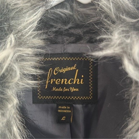 ORIGINAL FRENCHIE leopard fur trim coat - Picture 11 of 12